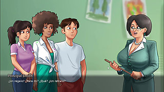 Art Class Ends Hot With Everyone Naked - Summertime Saga