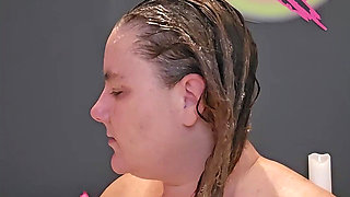 Ashley Turns Her Bath Hair Wash Into Toy Play
