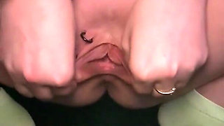 Sklavins Stabbed Her Labia