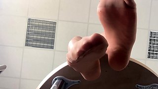 Risi foot Fetish movie with high heel masturbation