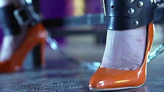 Fetish bdsm anal dildo play