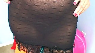 Hot ebony cock whore