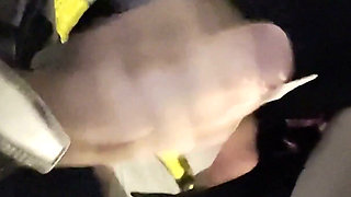 Mouth flowing with cum she gets fuck