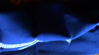 Halloween: Petite Ebony Step Sister Seduces Her Step Brother with Her Slimthick Ass