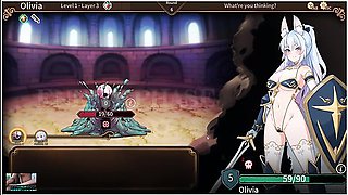 Arena Story Rouge And Princess Knight - I'm Horny And These Monsters Are Destroying My Armor