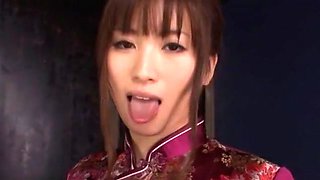 Horny Japanese slut Saki Ayano, Super Legs in Fabulous Fingering, Stockings/Pansuto JAV scene