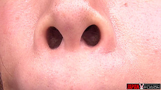 Saya Minami Masturbates You with Her Nose