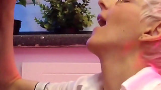 Pee on the cute girl