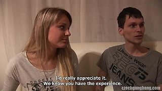 Czech Gang Bang 12: Two Beauties and Flood of Cum