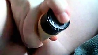 BBW Plays with Dildo on Webcam