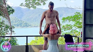 Wifebucket milf movie with playful queen from Wife Bucket