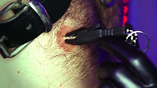 gentle fetish anal actions with latex and bdsm