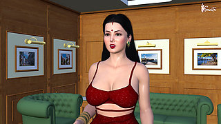 Savita Surprises Her Boss on His Birthday & Gifts Him Her Wet Pussy as a Present