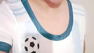 Female Soccer Player Masturbates