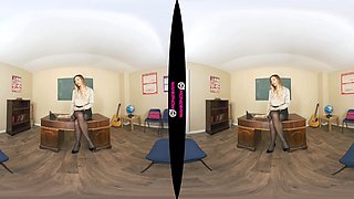 Teacher With A Toy featuring Natalia Forrest - WankitNowVR