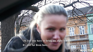Public Pickups - Giving Holly a Ride Pay for Sex Easy as Pie