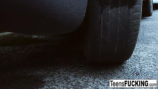 Desirable kitten at teenager (18+) scene