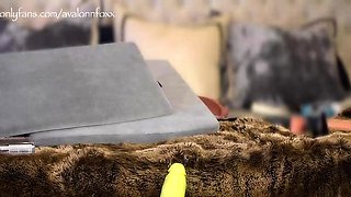 Big boobs russian milf toys her ass on webcam