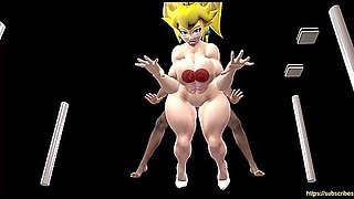 Car Toon In Bowsette Doggy Position In The Castle