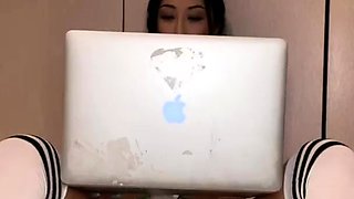 Horny Asian Student Nicole Doshi Plays With Herself During