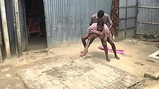My Indian Bhabhi's Huge Ass Gets Fucked Outside - Homemade Desi Sex