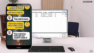 According to Sofia: Super Sexy Blondie Is Amusing Her Boyfriend's Friends While He Is at Work - Episode 4