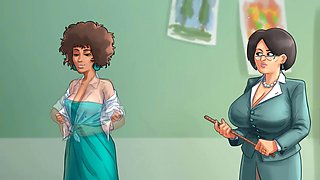 Curvy girl with big ass and big boobs enjoys playing adult games