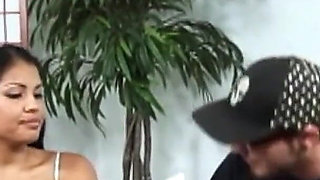 Latina teen Amina fucked by nerd step brother with big cock
