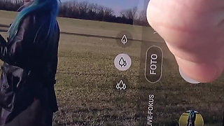 German Scout - Blue Hair Crazy Indre Baltic Talk to First Time Casting Fuck