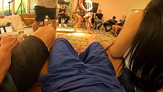 Slutty MILFs enjoying all cocks on offer in epic sex party