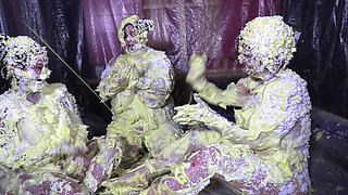 Foam Fun with Cheyenne Hannah and Skyler