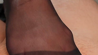 German Secretary Turns Colleague Into Slave Footjob Shoejob Cum Inside Stockings