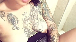 My stepson's Friend Records Me in the Bathroom