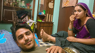 Pakisthani Village Stepsister and indian chora Hot Romantic With kiss By -Snapchat143