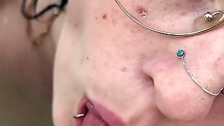 blowjob to the guy at the pool in Marseille - Voyeur POV