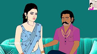 Maid Payal Bhabhi fucked by old boss