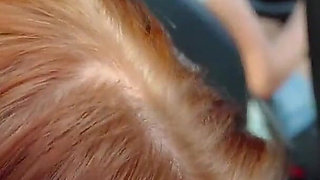 Picking up a Fellow Traveler Ended with a Juicy Double Blowjob Outdoors