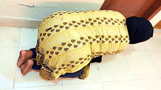 Arab Hot Maid Stuck: Please Hurry up & Fuck My Big Ass Then Get Me Out of Under Bed