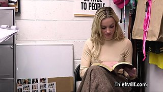 Dildo thief mommy gets busted and screwed