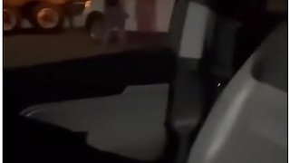 Hotwife Fucks Bull In The Car While Husband Drives