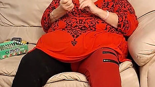 BBW Nurse Vicki Is Sucking and Licking a Candy Cane Fir You