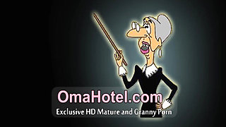 Lesbian Mature and Granny Having Fun in Shower