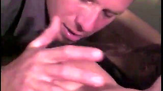 Dude rails and facializes horny brunette with nice jugs