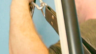 Real Cuckquean Wife Prepares a Gift for Her Husband - Sex Swing and Cuck Creampie Cleanup
