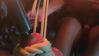 Goode Girl Flogging Balls by Candle Light POV