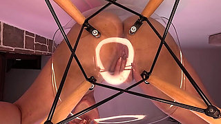 Golden Shower Glasss Chair