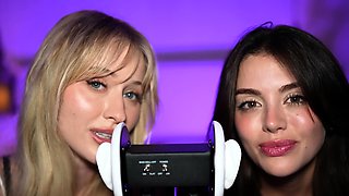 Emily Black And Lena Polanski Talk Dirty In Hot ASMR To
