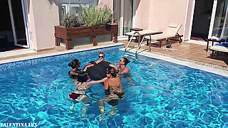 Pool Party with Our Rubber Toy