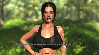 Crazy Step Sister Swimming Naked in the Forest and Got Caught - 3D Hentai Animated Porn - Life in Santa County