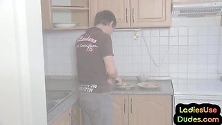 Vintage real amateur porn pegging loser